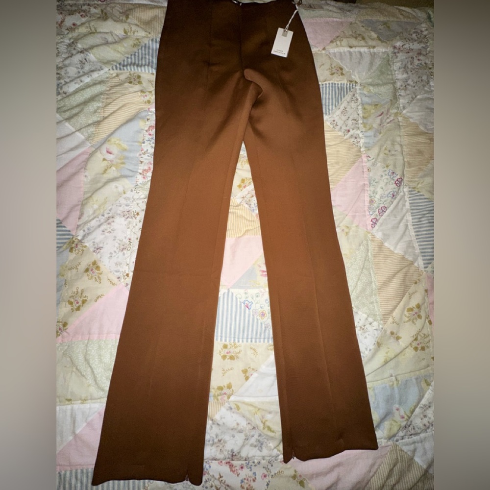 NWT Good American Scuba Slim Flare pants